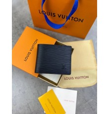 Бумажник черный Louis Vuitton Epi k314