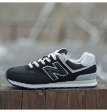 Демісезонні кросівки New Balance колір чорний, білий