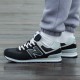 Демісезонні кросівки New Balance колір чорний, білий