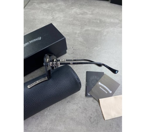 Очки черные Chrome Hearts  Mieshi Titanium g214