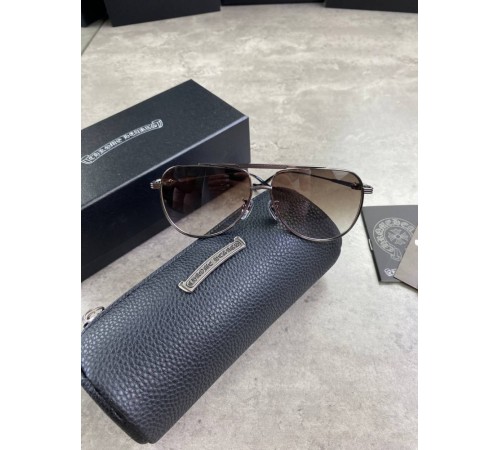 Очки коричневые Chrome Hearts  8171 g212