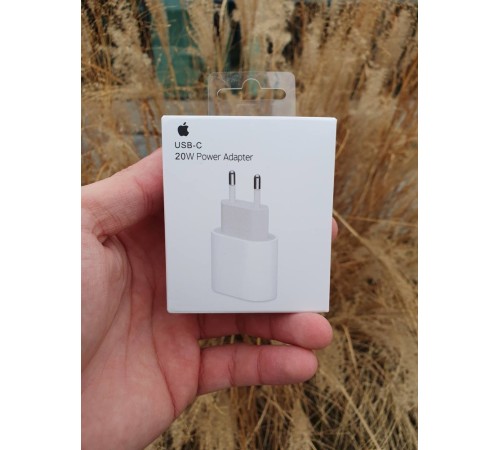 Мережевий зарядний пристрiй Apple iPhone USB-C 20W Premium quality original series 1:1 білий