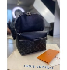 Рюкзак Louis Vuitton черный с комбинированными стилями "Taiga" и "Monogram" c311