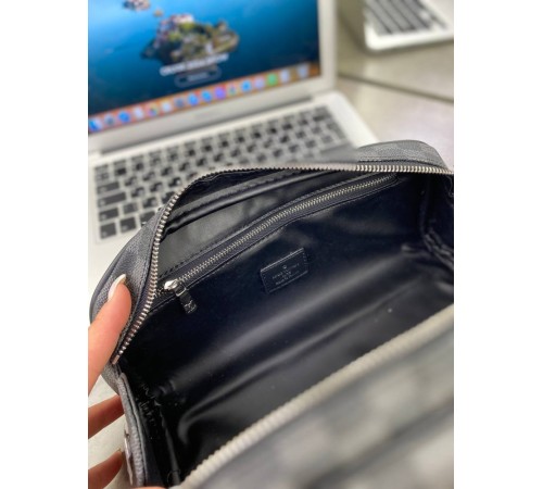 Несессер серый Louis Vuitton Damier Graphite Dopp Kit c554