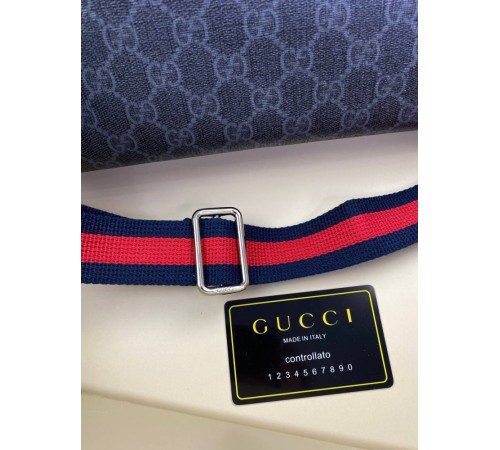 Мессенджер серый Gucci Supreme c583