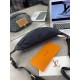 Поясная серая сумка Louis Vuitton Discovery Monogram Eclipse c593