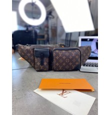 Поясная сумка коричневая Louis Vuitton Christopher  c594