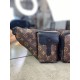 Поясная сумка коричневая Louis Vuitton Christopher  c594