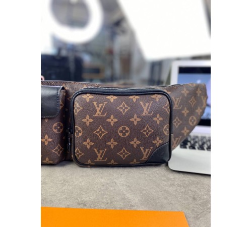 Поясная сумка коричневая Louis Vuitton Christopher  c594