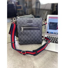 Мессенджер серый Gucci gray GG small c661