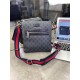 Мессенджер серый Gucci gray GG small c661