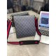 Мессенджер серый Gucci gray GG small c661