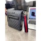 Мессенджер серый Gucci gray GG small c661