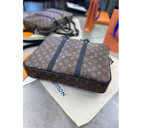 Сумка под документы/ноутбук коричневая Louis Vuitton brown monogram c662