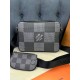 Мессенджер серый Louis Vuitton Bolso Trio graphite c765