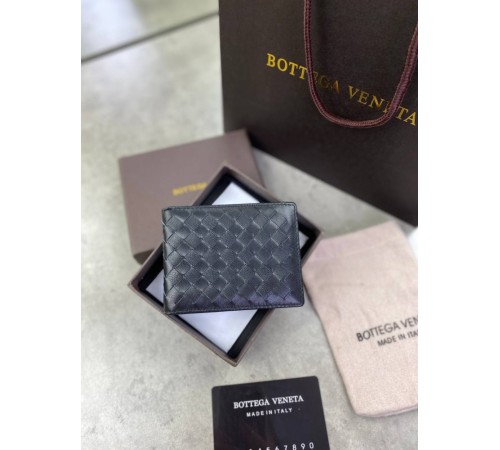 Кардхолдер Bottega Veneta черный c отделение под права внутри k280