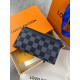 Визитница серая Louis Vuitton Damier Graphite grey k372