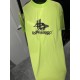 Футболка зеленая Balenciaga layered sports neon f642