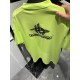 Футболка зеленая Balenciaga layered sports neon f642