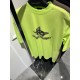 Футболка зеленая Balenciaga layered sports neon f642