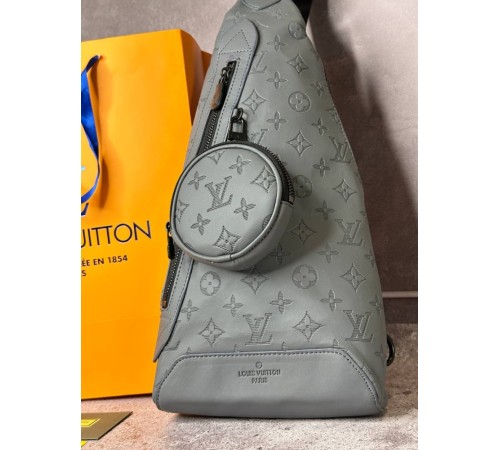 Сумка Louis Vuitton Duo Monogram Shadow Calf Leather Antracite Grey s007