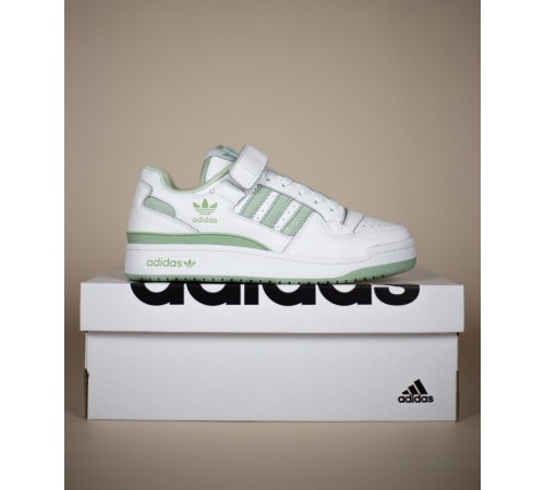 Жіночі кросівки Adidas Forum 84 Low White Green