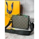 Сумка-мессенджер Louis Vuitton Handle Soft Trunk s011,  коричневый