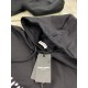 Худи черный Saint Laurent Black White Logo sg259