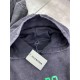 Худи серый Balenciaga Green Logo sg260