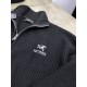 Толстовка Arcteryx Black на молнии sg262