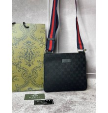 Сумка Gucci c орнаментом GG Jumbo S 016-2, Черный