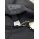 Худи черный Vetements Drwastring Logo sg267