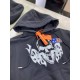 Худи черный Heron Preston Skull Flame Graphic Phint sg268