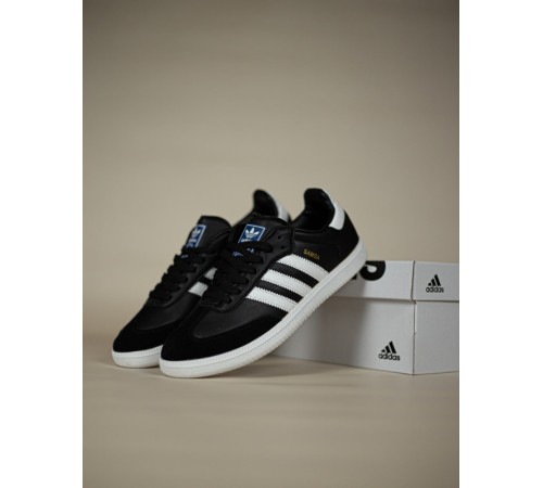 Чоловічі кросівки Adidas Samba Black White