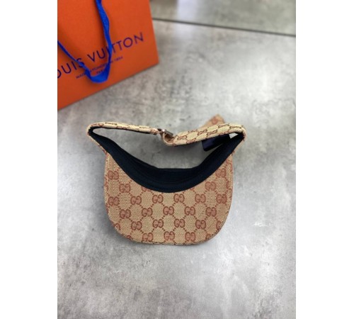 Коричневый козырек Gucci NY gu532