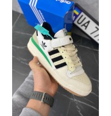 Adidas Forum 84 зелений/чорний/бежевий