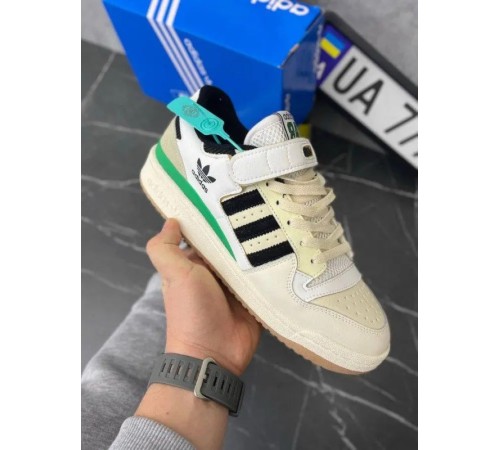 Adidas Forum 84 зелений/чорний/бежевий