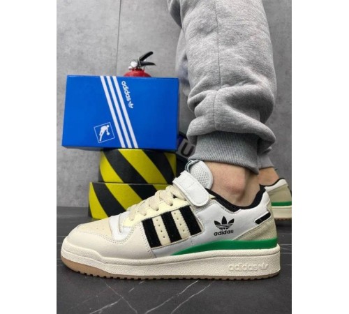 Adidas Forum 84 зелений/чорний/бежевий