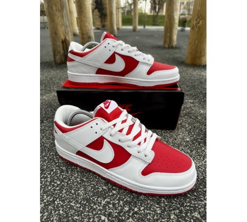 Кроссовки Nike SB Dunk (white & red)