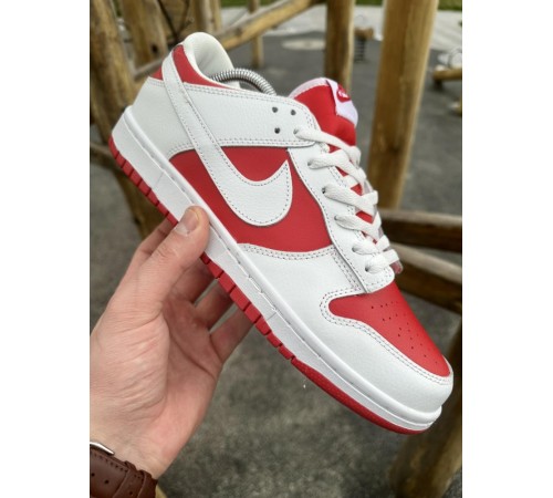 Кроссовки Nike SB Dunk (white & red)