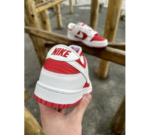 Кроссовки Nike SB Dunk (white & red)