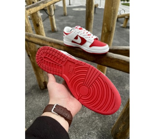 Кроссовки Nike SB Dunk (white & red)