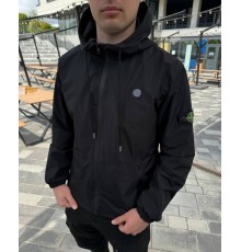 Куртка вітровка Stone Island чорна