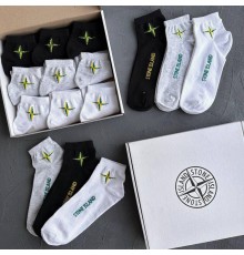 Подарочный набор носков в стиле Stone Island 9 пар 40-45 размер