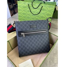 Мессенджер серый Gucci GG Black c791