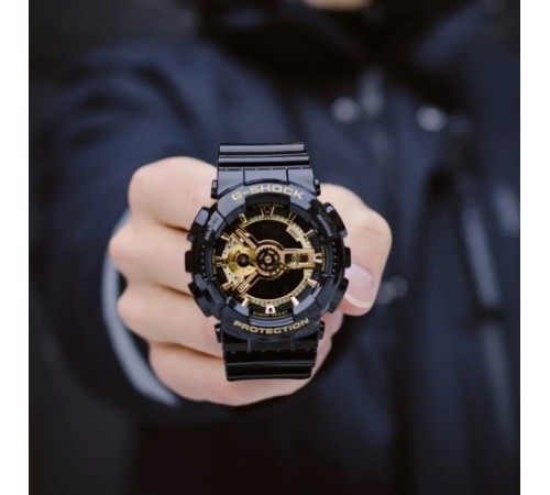 Чоловічий спортивний годинник Casio G-Shock GA-110, чорний