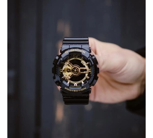 Чоловічий спортивний годинник Casio G-Shock GA-110, чорний