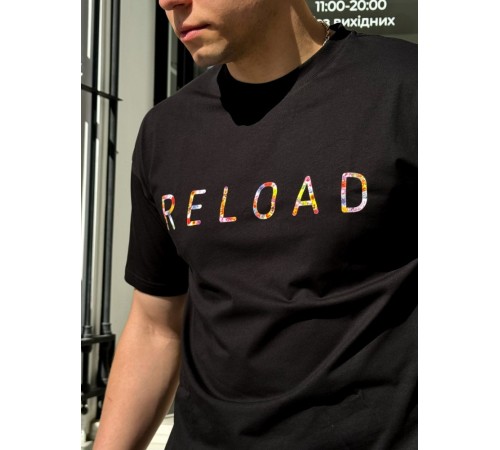 Футболка  Reload - inColor, чорна