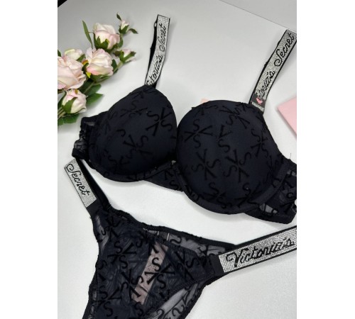 Комплект  Victoria's Secret  18870 черный kk055