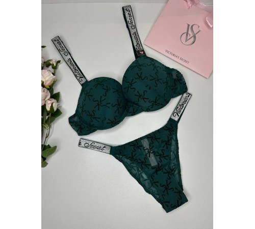 Комплект Victoria's Secret  18870 зеленый kk059